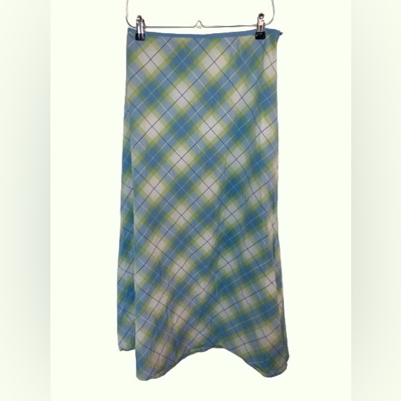 2004 Tommy Hilfiger Plaid Skirt 100% Cotton Women’s Midi - Picture 9 of 9